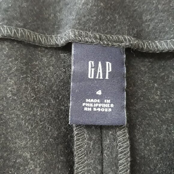 Gap Virgin Wool Blend Mini Skirt 4 Dark Academia Preppy Old Money Y2K - Picture 6 of 8